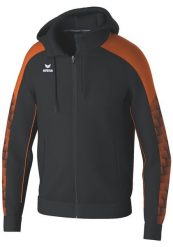 Bluza dresowa z kapturem Erima Evo Star. Brązowe bluzy Erima, xl, bez wzorów, z dresówki, z kapturem. Za 314.99 zł.