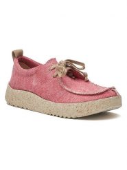 Comfortfusse Trzewiki w kolorze czerwonym rozmiar: 36. Czerwone półbuty sznurowane Comfortfüße, bez wzorów, eleganckie, bez obcasa, bez zapięcia. Za 252.99 zł.