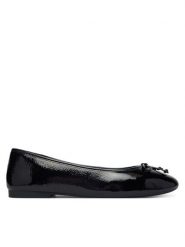 Tommy Hilfiger Baleriny Hilifger Patent Ballet FW0FW09005 Czarny. Czarne baleriny TOMMY HILFIGER, bez wzorów, ze skóry, bez obcasa. Za 409.99 zł.