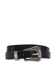 ONLY Pasek Damski Onlty Slim Leather Wester Jeans Belt Acc 15338269 Czarny. Czarne paski Only, bez wzorów, z jeansu. Za 69.99 zł.