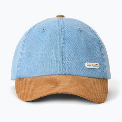 Czapka z daszkiem damska Rip Curl Mixed Montage. Niebieskie czapki Rip Curl, bez wzorów, z bawełny, eleganckie. Za 129.99 zł.