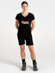 Dare 2b Koszulka sportowa "Serene Tee" w kolorze czarnym rozmiar: 34. Czarne koszulki sportowe Dare 2b, bez wzorów, z wiskozy, bez ramiączek, outdoorowe. Za 43.99 zł.