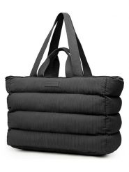 Puccini Torba podróżna w kolorze czarnym - 42 x 32 x 18 cm rozmiar: onesize. Czarne torby na laptopa Puccini, bez wzorów, z materiału, na ramię, pikowane. Za 134.95 zł.