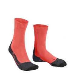 Skarpetki damskie Falke TK2 Explore. Brązowe skarpety Falke, bez wzorów, z elastanu. Za 161.50 zł.
