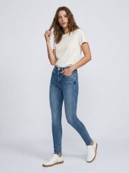 LTB Dżinsy "Jonna" - Skinny fit - w kolorze niebieskim rozmiar: W27/L30. Niebieskie jeansy LTB, l, z aplikacjami, z podwyższonym stanem. Za 173.99 zł.