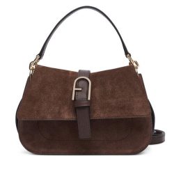 Torebka Furla. Brązowe torebki klasyczne Furla, bez wzorów, bez dodatków. Za 1,869.00 zł.