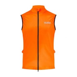Damski Gilet Kolarski – Pomarańczowy. Brązowe kurtki sportowe KEADA SPORTS, s, bez wzorów, bez kaptura, rowerowe. Za 332.00 zł.