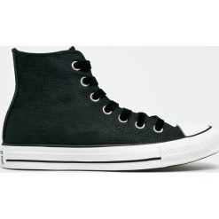 Converse - Trampki. Czarne trampki Converse, bez wzorów, z gumy, bez zapięcia. W wyprzedaży za 249.90 zł.