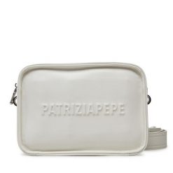 Torebka Patrizia Pepe. Białe listonoszki Patrizia Pepe, bez wzorów, bez dodatków. Za 869.99 zł.