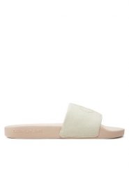 Calvin Klein Jeans Klapki Slide Monogram Co YW0YW00103 Écru. Klapki Calvin Klein Jeans, bez wzorów, z jeansu, bez obcasa. Za 89.99 zł.