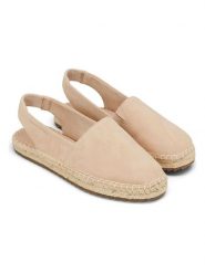 Marc O´Polo Skórzane espadryle w kolorze kremowym rozmiar: 39. Brązowe espadryle bez wzorów, bez obcasa, bez zapięcia. Za 316.99 zł.