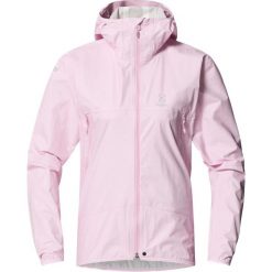 Kurtka przeciwdeszczowa damska L.I.M Proof Jacket. Czerwone kurtki sportowe Haglöfs, l, bez wzorów, bez kaptura, trekkingowe. Za 850.00 zł.