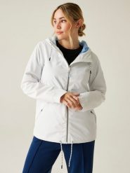 Regatta Kurtka przeciwdeszczowa "Bayletta II" w kolorze białym rozmiar: 40. Białe kurtki sportowe Regatta, bez wzorów, bez kaptura, outdoorowe. Za 150.72 zł.