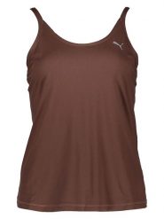 Puma Top sportowy "Studio" w kolorze brązowym rozmiar: S. Brązowe koszulki sportowe Puma, bez wzorów, z materiału, bez ramiączek, outdoorowe. Za 83.62 zł.