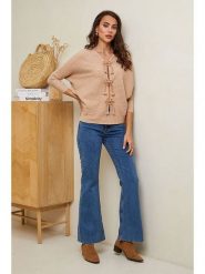 Soft Cashmere Kardigan w kolorze jasnobrązowym rozmiar: 38/40. Brązowe kardigany Soft Cashmere, bez wzorów, z kaszmiru. Za 104.99 zł.