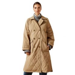 Płaszcz damski Ariat Whitby. Brązowe płaszcze Ariat, m, bez wzorów, bez kaptura. Za 903.00 zł.