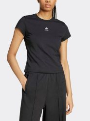 Adidas Koszulka w kolorze czarnym rozmiar: XL. Czarne bluzki Adidas, xl, bez wzorów, z bawełny, bez kołnierzyka, bez ramiączek. Za 91.56 zł.