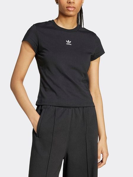 Adidas Koszulka w kolorze czarnym rozmiar: XL. Czarne bluzki Adidas, xl, bez wzorów, z bawełny, bez kołnierzyka, bez ramiączek. Za 78.66 zł.