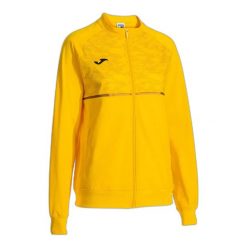 Bluza do biegania damska Joma Record III Full Zip. Zielone bluzy sportowe Joma, l, bez wzorów, z materiału, bez kaptura. Za 129.99 zł.