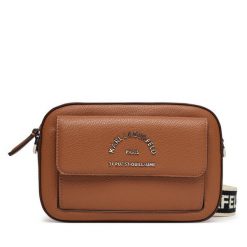 Torebka KARL LAGERFELD. Brązowe listonoszki KARL LAGERFELD, bez wzorów, bez dodatków. Za 649.99 zł.