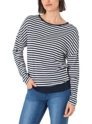 Timezone Koszulka w kolorze biało-granatowym rozmiar: M. Białe bluzki Timezone, m, bez wzorów, bez kołnierzyka, bez ramiączek. Za 93.95 zł.