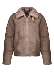 Geographical Norway Kurtka przejściowa "Donica" w kolorze beżowym rozmiar: L. Brązowe kurtki Geographical Norway, l, bez wzorów, bez kaptura. Za 252.99 zł.