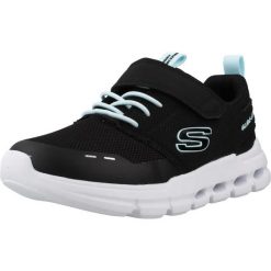 Buty SKECHERS SKECHERS GLIDE-STEP FLOW Czarny. Czarne trekkingi Skechers, z syntetyku, na fitness i siłownię. Za 172.99 zł.