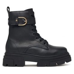 Trapery Tommy Hilfiger. Czarne trapery i śniegowce TOMMY HILFIGER. Za 799.99 zł.