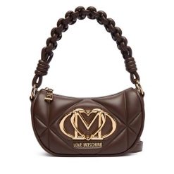 Torebka LOVE MOSCHINO. Brązowe torebki klasyczne Love Moschino, bez wzorów, bez dodatków. Za 929.99 zł.