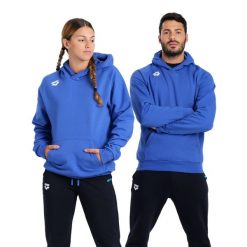 Bluza Arena Team Hooded Sweat Panel z kapturem. Niebieskie bluzy Arena, l, bez wzorów, z bawełny, z kapturem. Za 299.00 zł.