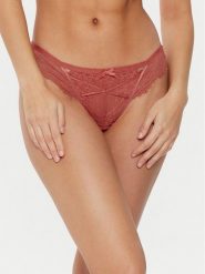 Hunkemöller Figi brazylijskie Arabella 206332 Czerwony. Czerwone figi Hunkemöller, xl, bez wzorów, z syntetyku. Za 49.99 zł.