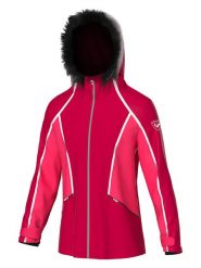 ROSSIGNOL Kurtka narciarska "Saluver" w kolorze różowym rozmiar: XL. Różowe kurtki narciarskie Rossignol, m, bez wzorów, z materiału, bez kaptura, narciarskie, primaloft. Za 699.51 zł.