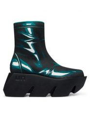United Nude Botki Bull Canvas LO 11023998202 Kolorowy. Brązowe botki United Nude, bez wzorów, z materiału, bez obcasa, na koturnie, bez zapięcia. Za 1,189.00 zł.
