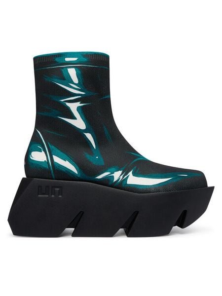 United Nude Botki Bull Canvas LO 11023998202 Kolorowy. Brązowe botki United Nude, bez wzorów, z materiału, bez obcasa, na koturnie, bez zapięcia. Za 1,189.00 zł.
