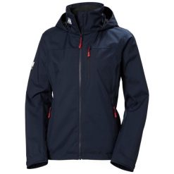 Kurtka uniwersalna damska Helly Hansen Crew. Niebieskie kurtki sportowe Helly Hansen, uniwersalny, bez wzorów, z syntetyku, bez kaptura. Za 739.00 zł.