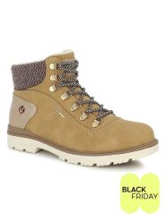 Kimberfeel Botki zimowe "Albane" w kolorze jasnobrązowym rozmiar: 38. Brązowe botki Kimberfeel, na zimę, bez wzorów, bez obcasa, bez zapięcia. Za 260.99 zł.