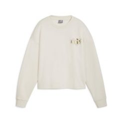 Damska bluza ESS+ CLASS ACT PUMA Alpine Snow White. Białe bluzy Puma, xl, bez wzorów, bez kaptura. Za 168.30 zł.