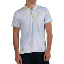 Bullpadel Molla Polo Shirt. Białe koszulki polo bullpadel, bez wzorów, bez kołnierzyka, bez ramiączek. W wyprzedaży za 186.70 zł.