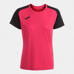 Koszulka do piłki nożnej damska Joma Academy IV. Czarne bluzki Joma, m, bez wzorów, sportowe, bez kołnierzyka, bez ramiączek. Za 140.99 zł.