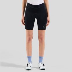 Legginsy damskie Odlo Tights short ESSENTIAL. Czarne legginsy Odlo, m, bez wzorów. Za 319.53 zł.