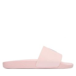 Klapki Polo Ralph Lauren. Czerwone klapki Polo Ralph Lauren, bez wzorów, bez obcasa. Za 329.99 zł.