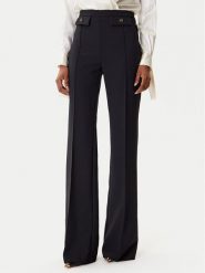 Elisabetta Franchi Spodnie materiałowe PA-121-56E2-V380 Czarny Regular Fit. Czarne spodnie materiałowe Elisabetta Franchi, bez wzorów, z materiału. Za 1,649.00 zł.