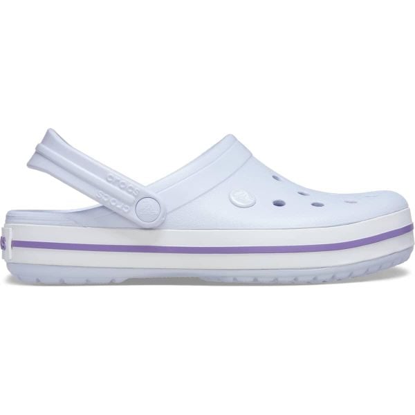 Chodaki sportowe damskie Crocs Crocband Flip. Białe obuwie sportowe Crocs, bez zapięcia. W wyprzedaży za 229.00 zł.