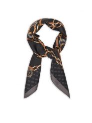 Guess Apaszka AW5415 POL03 Czarny. Czarne rękawiczki Guess, z aplikacjami, z materiału. Za 159.99 zł.