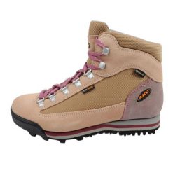 Ultralekkie Skórzane Buty Treningowe Dla Kobiet. Brązowe trekkingi Aku, z gore-texu, trekkingowe. Za 726.99 zł.