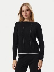 Liu Jo Sport Sweter TF6189 MS63L Czarny Regular Fit. Czarne swetry Liu Jo Sport, l, bez wzorów, z syntetyku, bez ramiączek. Za 559.99 zł.