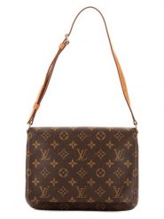 Louis Vuitton Torebka "Musette Tango" w kolorze brązowym - 25 x 19 x 3 cm rozmiar: onesize. Brązowe torby na ramię Louis Vuitton, bez wzorów, z materiału, na ramię, bez dodatków. Za 4,408.37 zł.