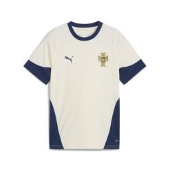 Młodzieżowa koszulka treningowa Portugalia PUMA. Brązowa bluzki Puma, m, bez wzorów, młodzieżowe, bez kołnierzyka, bez ramiączek. Za 193.90 zł.