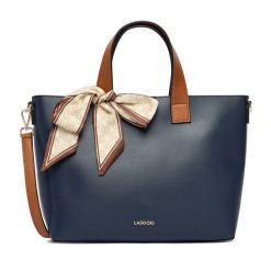 Torebka Lasocki. Niebieskie torebki klasyczne Lasocki, bez wzorów, bez dodatków. Za 199.99 zł.