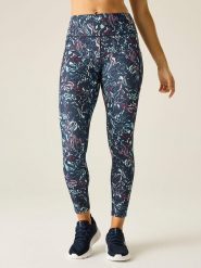 Dare 2b Legginsy funkcyjne "Influential III" w kolorze granatowym rozmiar: 36. Niebieskie legginsy Dare 2b, bez wzorów, z materiału, outdoorowe. Za 92.21 zł.